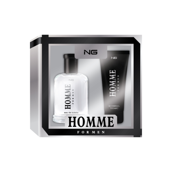 NG Perfumes Homme EDT pánska 100 ml + sprchový gél 100 ml darčeková sada